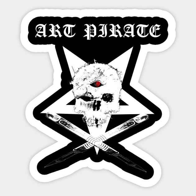 Art Pirate Bathory Logo Sticker by artpirate